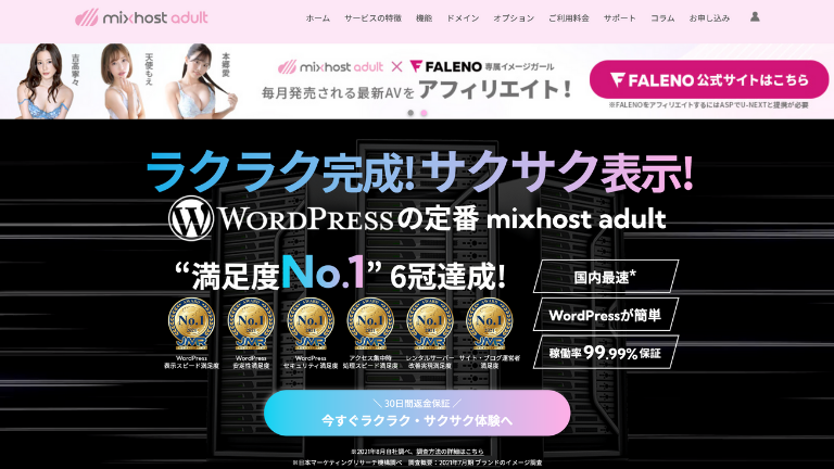 ミックスホストのアダルトサーバー